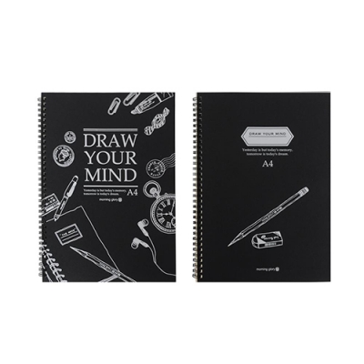 [모닝글로리] A4 크로키북 (좌철)