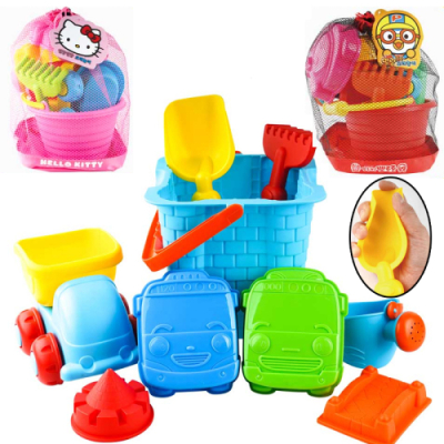 [바니랜드] 헬로키티 / 꼬마버스 타요  / 뽀로로 말랑말랑 모래놀이  도구 (택1)