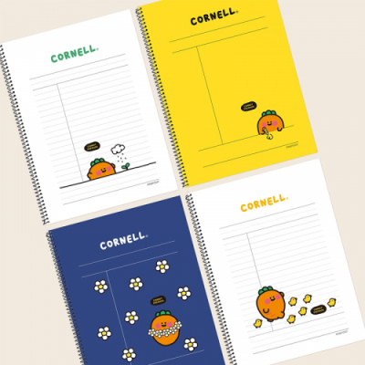 [핑크풋] 스프링노트 8mm 4분할 핵심정리 요점정리 코넬노트