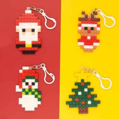 [다나스쿨] 크리스마스 8mm 디폼블럭 4개 세트