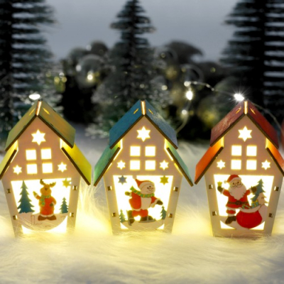 [다나스쿨] 크리스마스 2층집 무드등 만들기 (3종 택1)