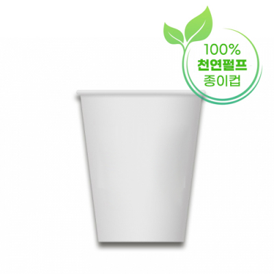 [다나스쿨] 국산 6.5온스 식음용 무형광 천연펄프 일회용 종이컵  80개