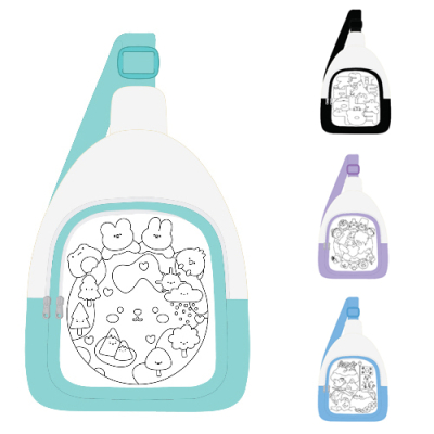 [다나스쿨] 컬러링 슬링백 + 보석십자수 키링 브로치 만들기 (4종 택 1)