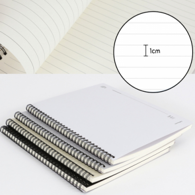 [모닝글로리] IV 깔끔한노트 1-6학년 넓은칸 9mm 10mm 라인 스프링노트 (16절 좌철 택 1)