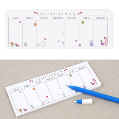 [다나스쿨] 뜯어쓰는 미니 주간 스케줄 스터디 플래너