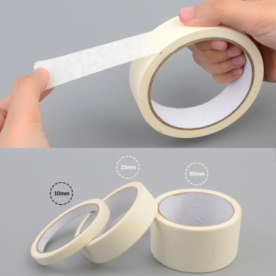 [다나스쿨]다꾸 미색 마스킹테이프 종이테이프 10mm 25mm 50mm x 20m 택1