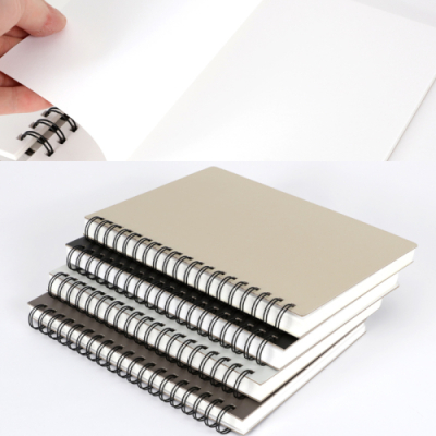 [모닝글로리] 프리미엄 도화지용지 130g 16절 스프링 좌철 비움 드로잉