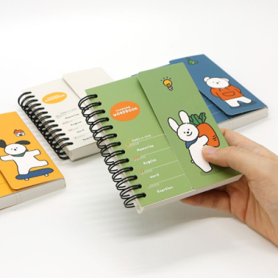 [핑크풋] 꼬망센스 미니 가리개 보카 외국어 단어장