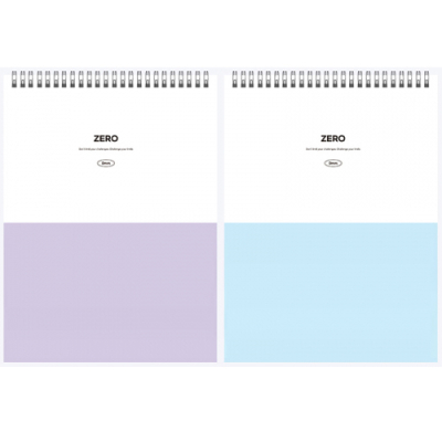 [다나스쿨] 국산 B6 32절 완전 두꺼운 스프링 상철 연습장 110매