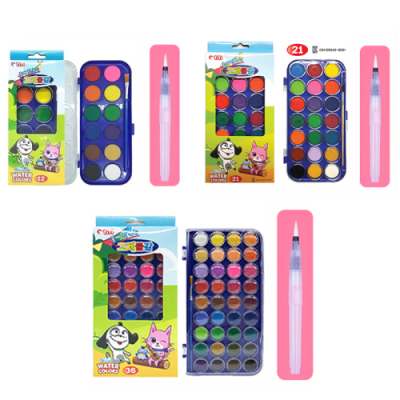 [티티] 고체물감 + 물붓세트 (택1)