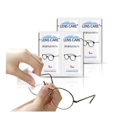 [다나스쿨] 국산 일회용 개별포장 스마트폰 안경닦이 렌즈 클리너 티슈