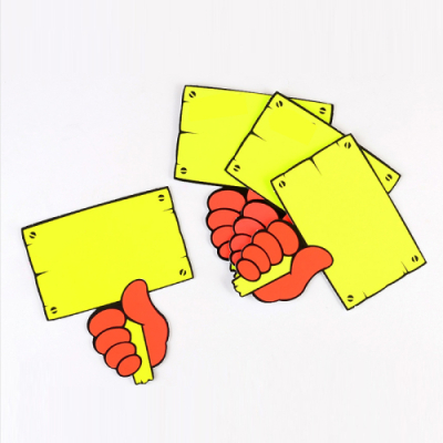 [다나스쿨] POP 쇼카드 푯말손  POP카드 6개( 양면테이프 포함)