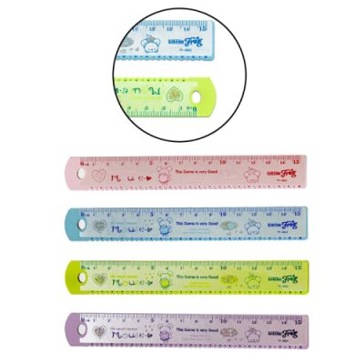 [다나스쿨] 스틸 컷팅 15cm 물결 직자 (초등 2학년 수학 수업연계)