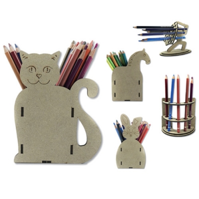 [마이사이언스] 연필꽂이 (말, 고양이, 무사, 타워, 토끼 중 택1)