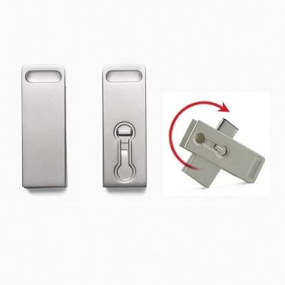 [레빗] 메탈브릭 OTG 메모리 2.0 ★C타입/USB 스윙 메모리★(16G/32G/64G ) 30개이상 레이저 1도 무료인쇄+포장지포장