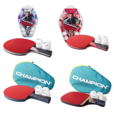 [참피온] 쉐이크 / 펜홀더 탁구라켓+탁구공 모음전 (초보/중급/선수용)