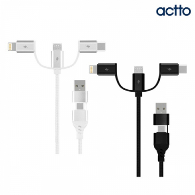 [엑토] USB-40 5 in 1 충전&데이터 케이블 (2종 택1)