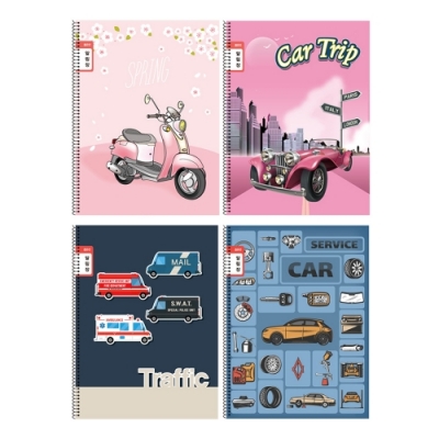 [베어나인] 다니엘 알림장 스프링노트 (좁은칸)