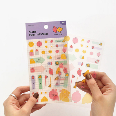 [베어나인] 당근친구들 포인트 스티커