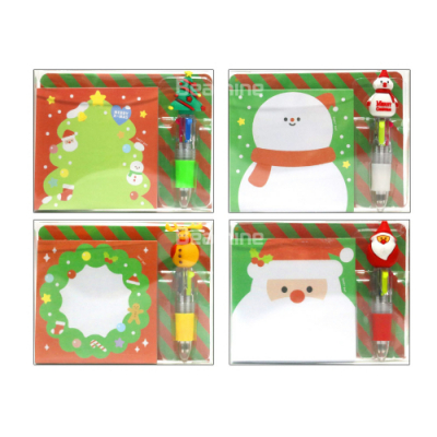 [베어나인] 크리스마스 떡메+미니 4색 볼펜