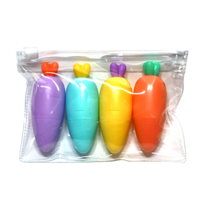 [베어나인] 미니 당근 파스텔 형광펜 세트