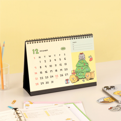 [카카오프렌즈] 춘식이 오디너리 2025 베이직 탁상 캘린더