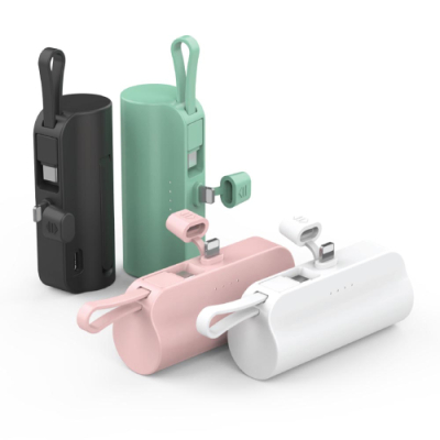 [뉴클] 도킹 보조배터리 원통형 5000mAh (8핀/C타입)