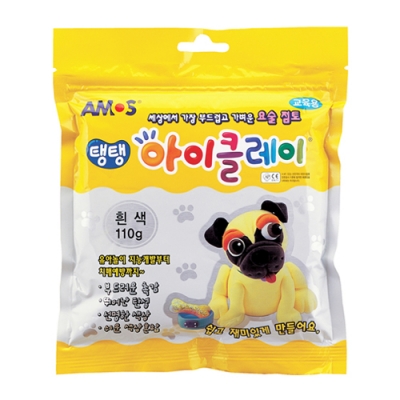 [아모스] 탱탱 아이클레이 파우치 110g (15색 택1)