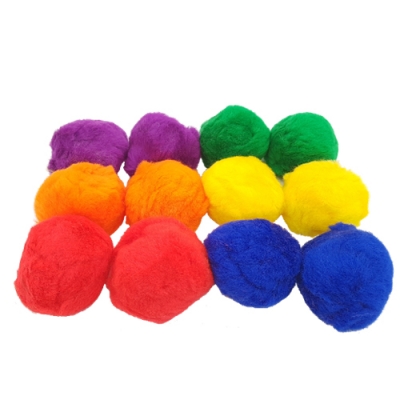 솜털공 (12개 세트)