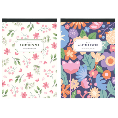 [오키도키] 큰 꽃길 패드 편지지(4개)