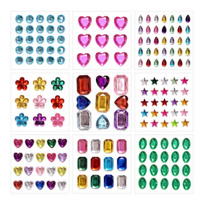 [오키도키] 비즈 보석 큐빅스티커(36개)