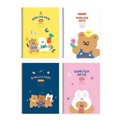 [오키도키] 댄싱베어3줄영어노트(8개)