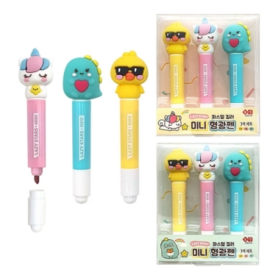 [오키도키] 레이지스타 미니형광펜 3색세트(2개)
