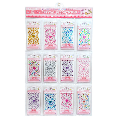 [오키도키] 비즈 보석 크리스탈스티커(36개)