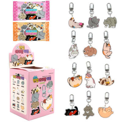 [오키도키] 냥냥 랜덤 아크릴키링(60개)