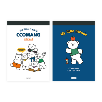 [오키도키] 꼬망 PP 패드편지지(2개)