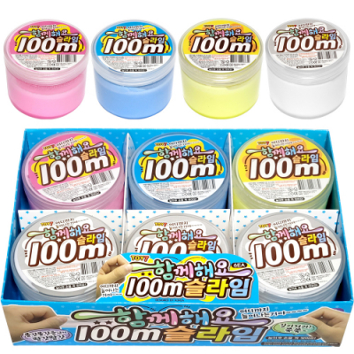 [오키도키] 쭉쭉 늘어나는 100m 슬라임(6개)