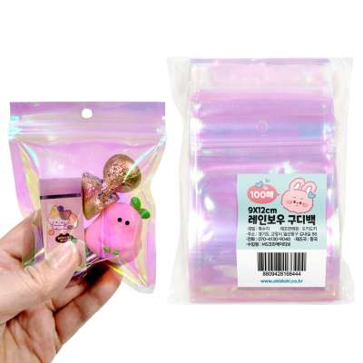 [오키도키] 레인보우 구디백 9X12cm(100매입)