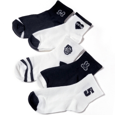 [오키도키] 여성용 스포츠양말 5종세트