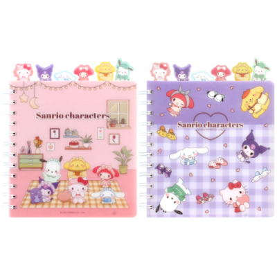 [오키도키] 산리오 캐릭터즈 PP인덱스 노트 ROOM(2개)