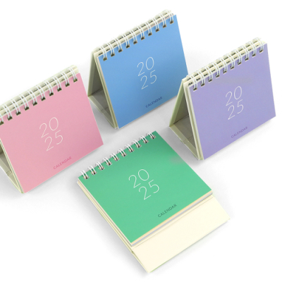 [핑크풋] 미니 2025 탁상캘린더 (4개)