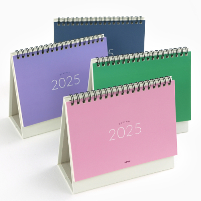 [핑크풋] 봉주르 2025 탁상캘린더 (4개)