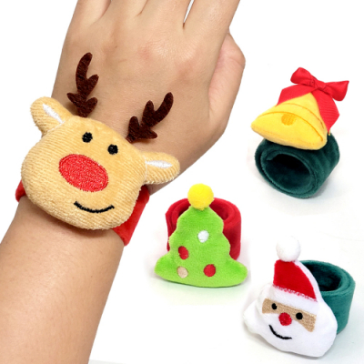 [오키도키] 크리스마스 원터치 매직 슬랩팔찌 4종세트