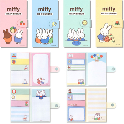 [오키도키] 미피 자석 점착메모북 (8개)