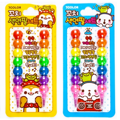 [쥬크박스] 꼬치 색연필 세트