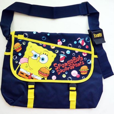 [쥬크박스] 스폰지밥 네이비 숄더가방
