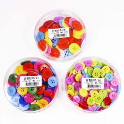 [쥬크박스] 원형 단추 (대25mm,중20mm,소15mm)