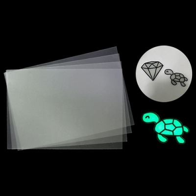 야광 마술 필름(수축 종이)[A4/5장 세트]