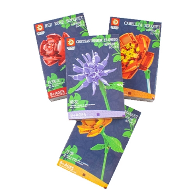 [쥬크박스] 플라워 블록 (4개세트)