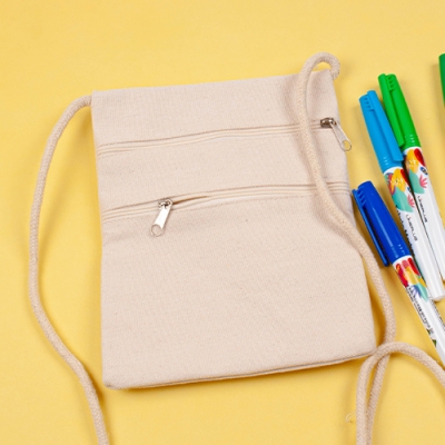 [쥬크박스] 캔버스 크로스백 (2줄지퍼형)